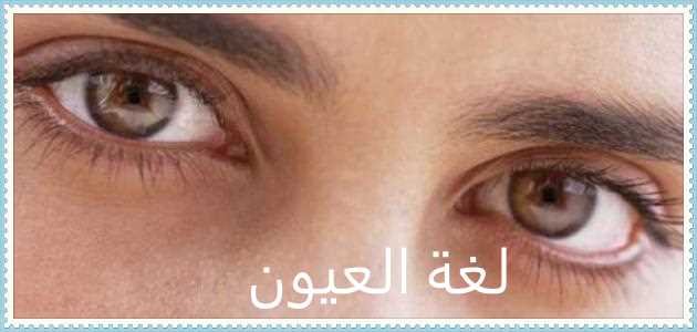 لغة العيون